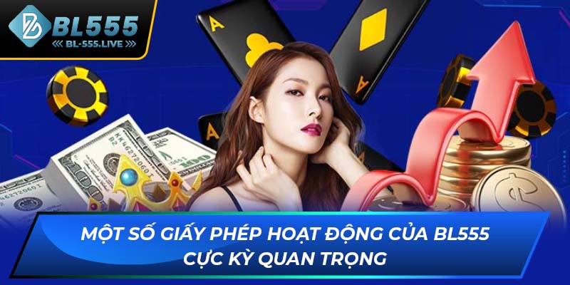 Một số giấy phép hoạt động của BL555 cực kỳ quan trọng